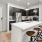 kitchen with wooden floorings