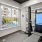 fitness center with weight lifting setups