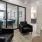 lounge area beside private rooms