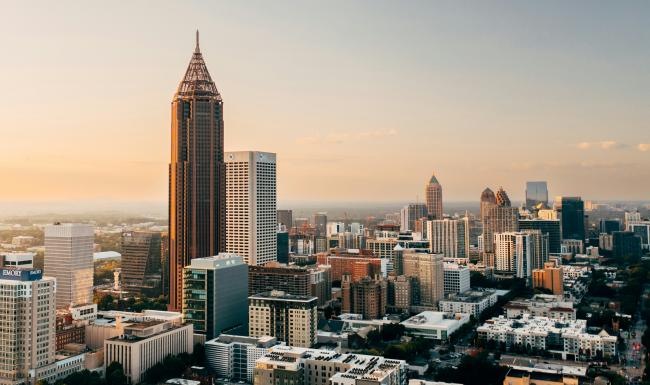 Find your perfect fit at The Lookout O4W a city with tall buildings