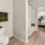 a bathroom with a toilet and a bathtub